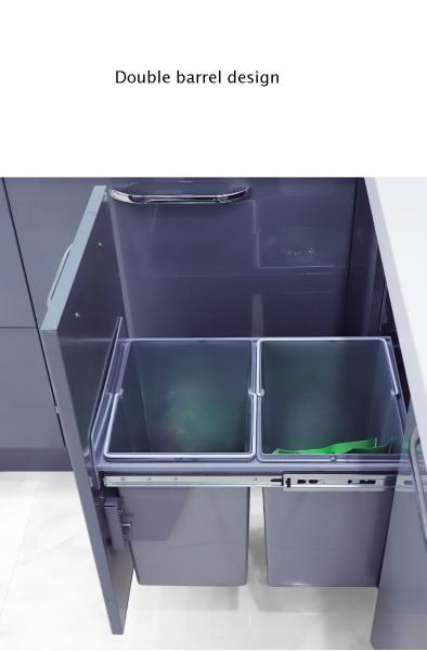 Hanging Trash Can for Kitchen Cabinet Door Cabinet Trash Can Rectangle Waste Bins