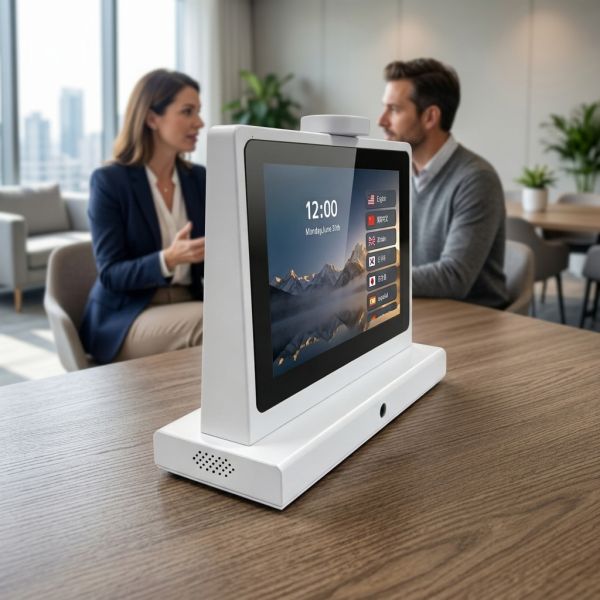 10 Inch Dual-Screen Translator Machine WiFi Network Online Translation Device with MIC Array HDMI USB