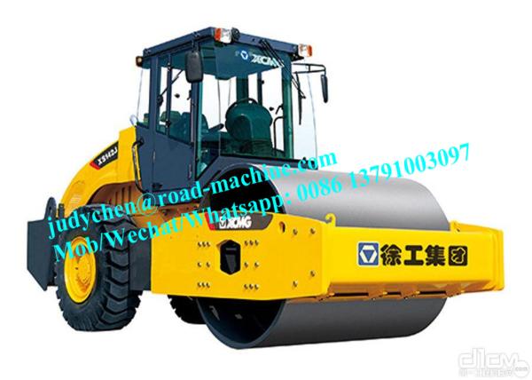 Model XS143J Mechanical Single Drum Vibratory Roller , Road Roller With Operating Mass 14000kgs