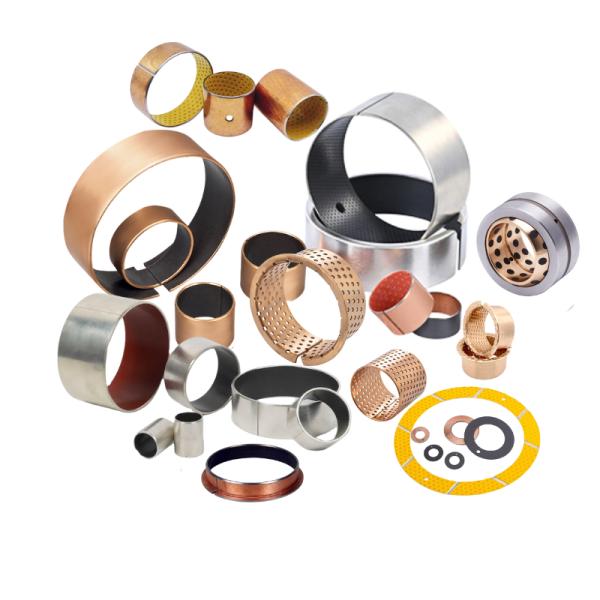 CUSN6 / CUSN8 - Bronze Bearing Rolled Self Lubricating Plain Bearing | Dry Sliding Bearing Gerollte Trockengleitlager