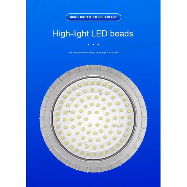 100W Explosion-proof LED Light with 5-Year Warranty and IP66 Rating for Hazardous Areas