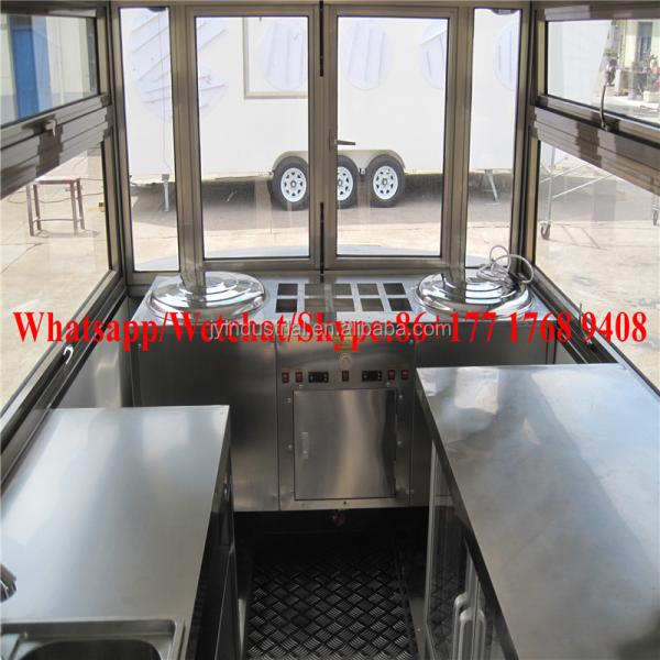 1.5kw Dynamoelectric Motor Economic Food Truck for Mobile Catering Business