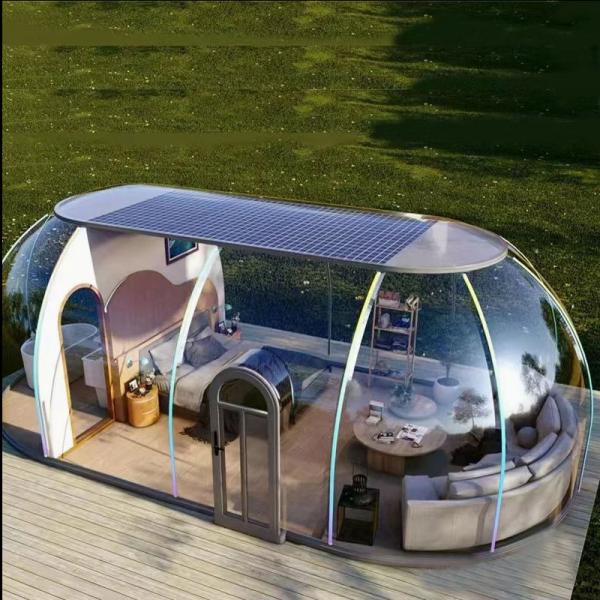 3 - 4 Persons Polycarbonate Dining Bubble Tent Star View Bubble Dome Tent
