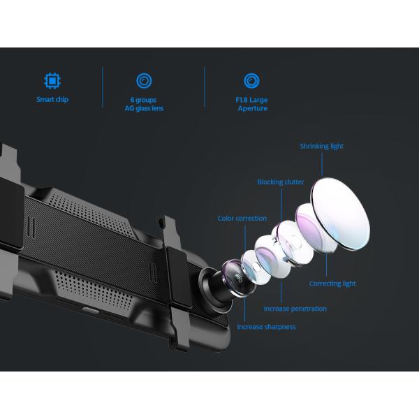 режим видеокамеры ФХД 1080П видеокамеры автомобиля голосового управления 32ГБ стоянка ИП57 водоустойчивый