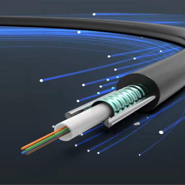 4 /6/8/12 Core Outdoor Aerial Overhead GYXTW Fiber Optic Cable