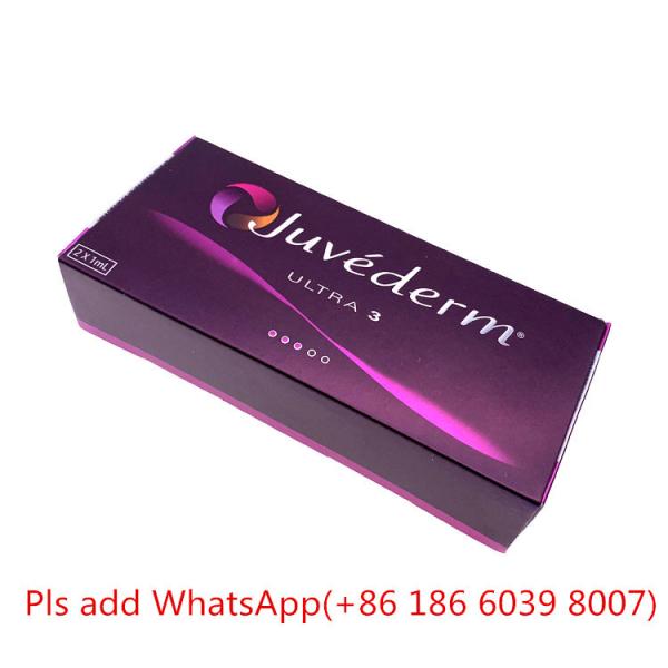 Gel médical de Hyaluronate de sodium de Juvaderm Ultra3 pour des lignes de Glabellar