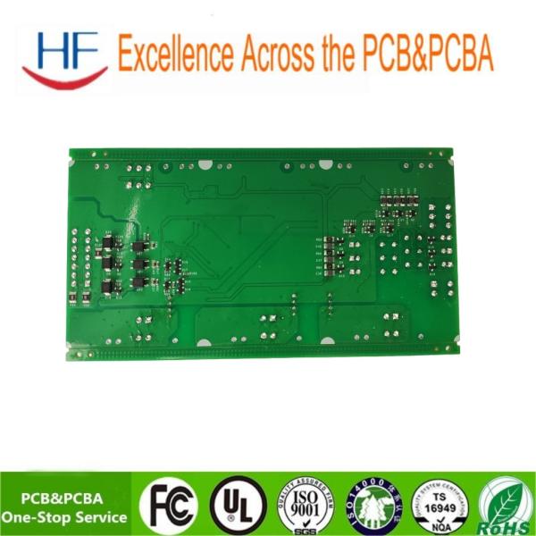 Serviço de montagem de PCB OEM personalizado com acabamento de superfície ENIG e máscara de solda verde