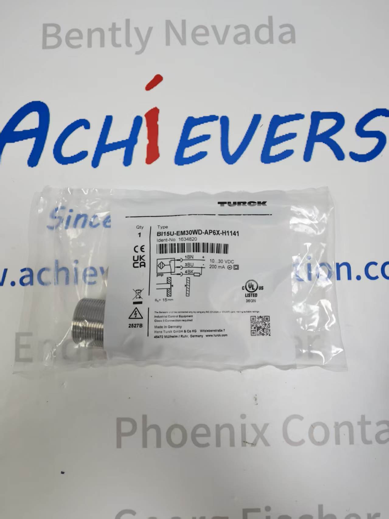 Turck BI15U‑EM30WD‑AP6X‑H1141 Inductive Sensor