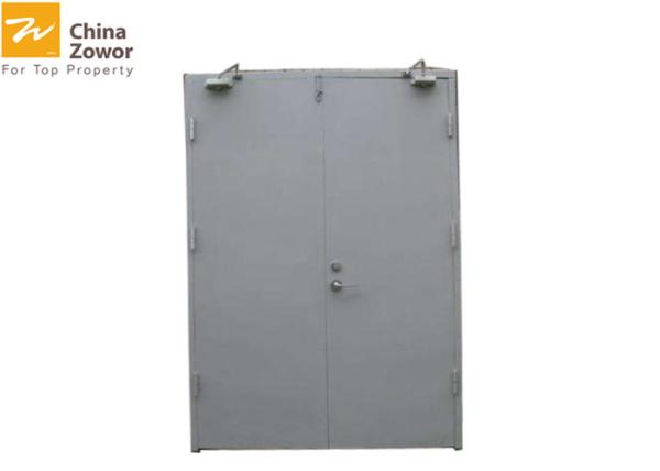 O UL certificou 2 horas de porta de aço avaliada da proteção contra incêndios para o revestimento industrial do revestimento do pó dos respiradouros