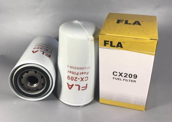 Antiflaming Excavator Fuel Filter Waterproof Komatsu Model Applied Standard Size