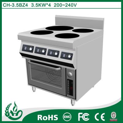 New design high quality 4 plate electric induction cooker with oven