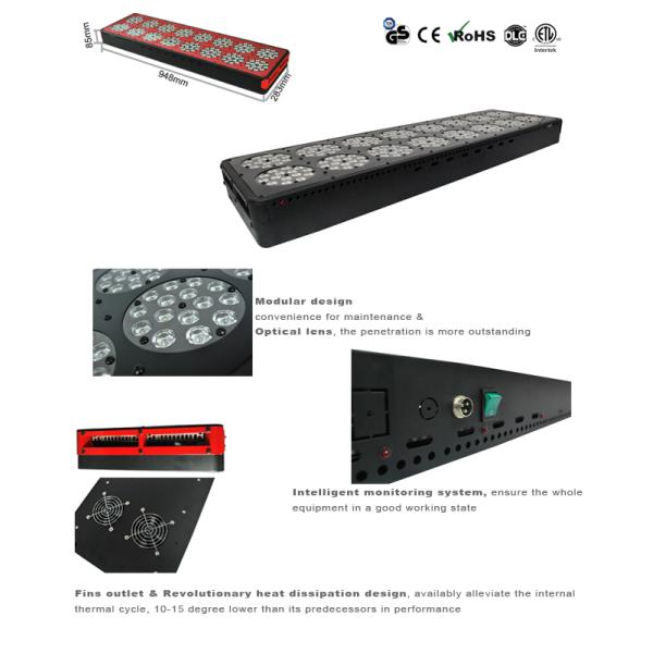 Света СИД медицины/овоща растущие завод длины волны 580 ватт полный растут света