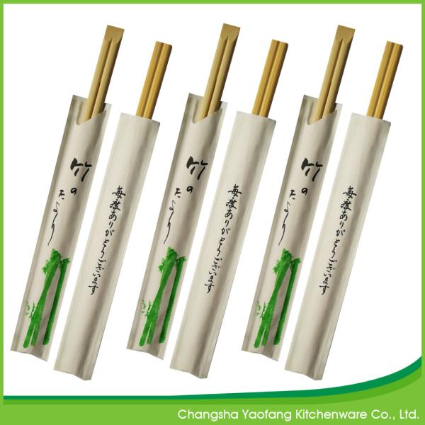 Disposable 24cm Natural Tensoge Bamboo Chopsticks