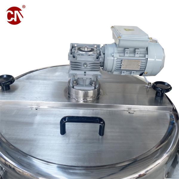 1000L Capacity Stainless Steel Steam Electrical Heating Jacket High Shear Mixing Tank