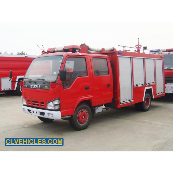 ISUZU 600P Firefighter And Fire Truck 130hp 4000L 500L Foam Tank