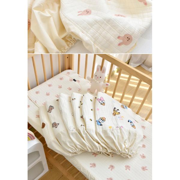 Soft and Breathable Baby Blanket Quilt Made of 100% Cotton Fiber for Newborn Swaddle