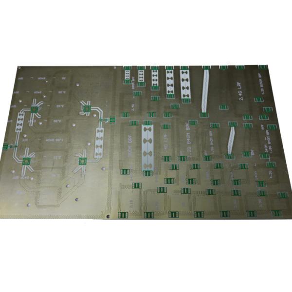 RF combiner Rogers + FR4 High Frequency Pcb Design And Fabrication 0.5mm Thickness