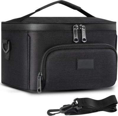 Large Capacity Portable Enduring Odor Custom Travel Smell Proof Bag With Detachable Shoulder Strap Removable Dividers
