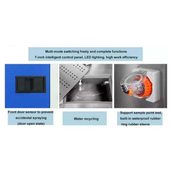 BOTO Sand Dust Resistance Weather Spraying Rain Test Chamber IP5X / IP6X