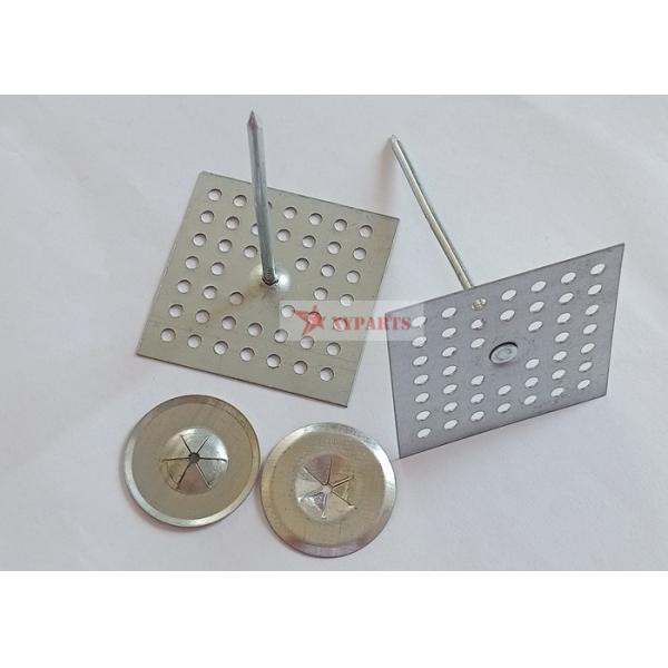 2-1/2 Perforated Base Insulation Hangers Fixing Acoustic Insulation Materials