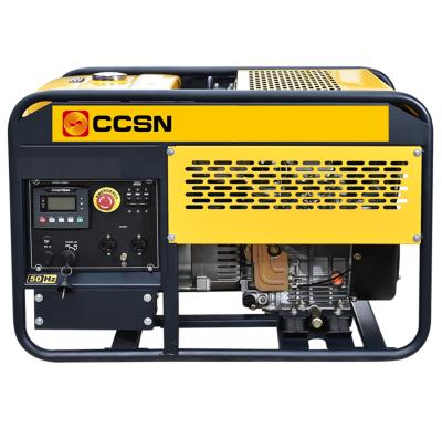 Electric Start Portable Power Station Generator 6.25KVA Rated Power 130Kg Net Weight