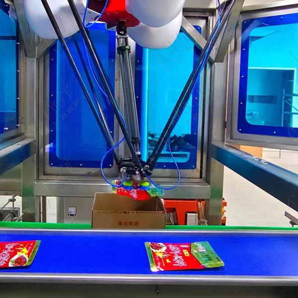 Tomato Sauce In Slanted Bag Production Line Bag Food Packaging Line