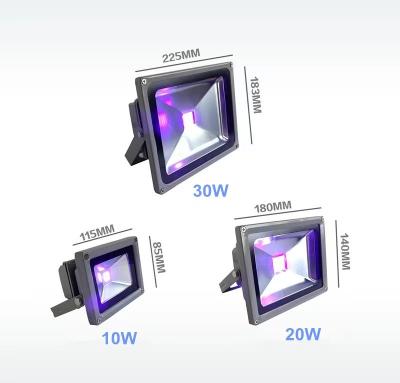 O diodo emissor de luz de Blacklight do certificado de RoHS inunda a distância emitindo-se da luz 405nm 500mm