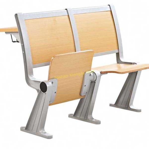 Foldable College Classroom Furniture , Fireproof Material Standard Plywood Study Chair