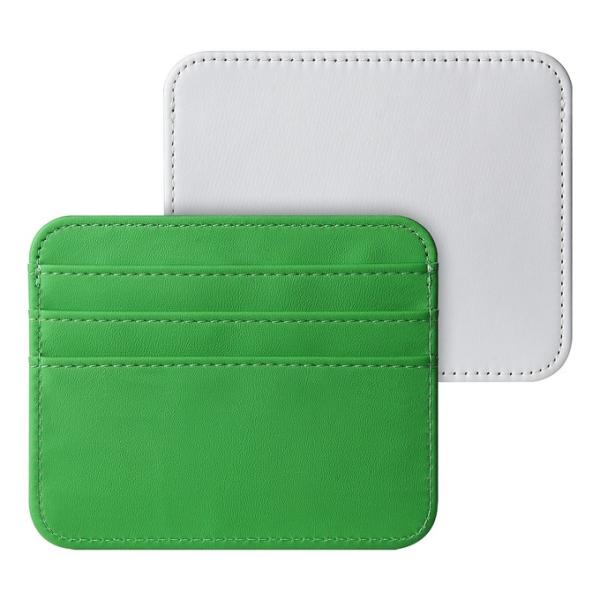 Blank Sublimation Money Card Holder Personalized Leather Business Card Holder
