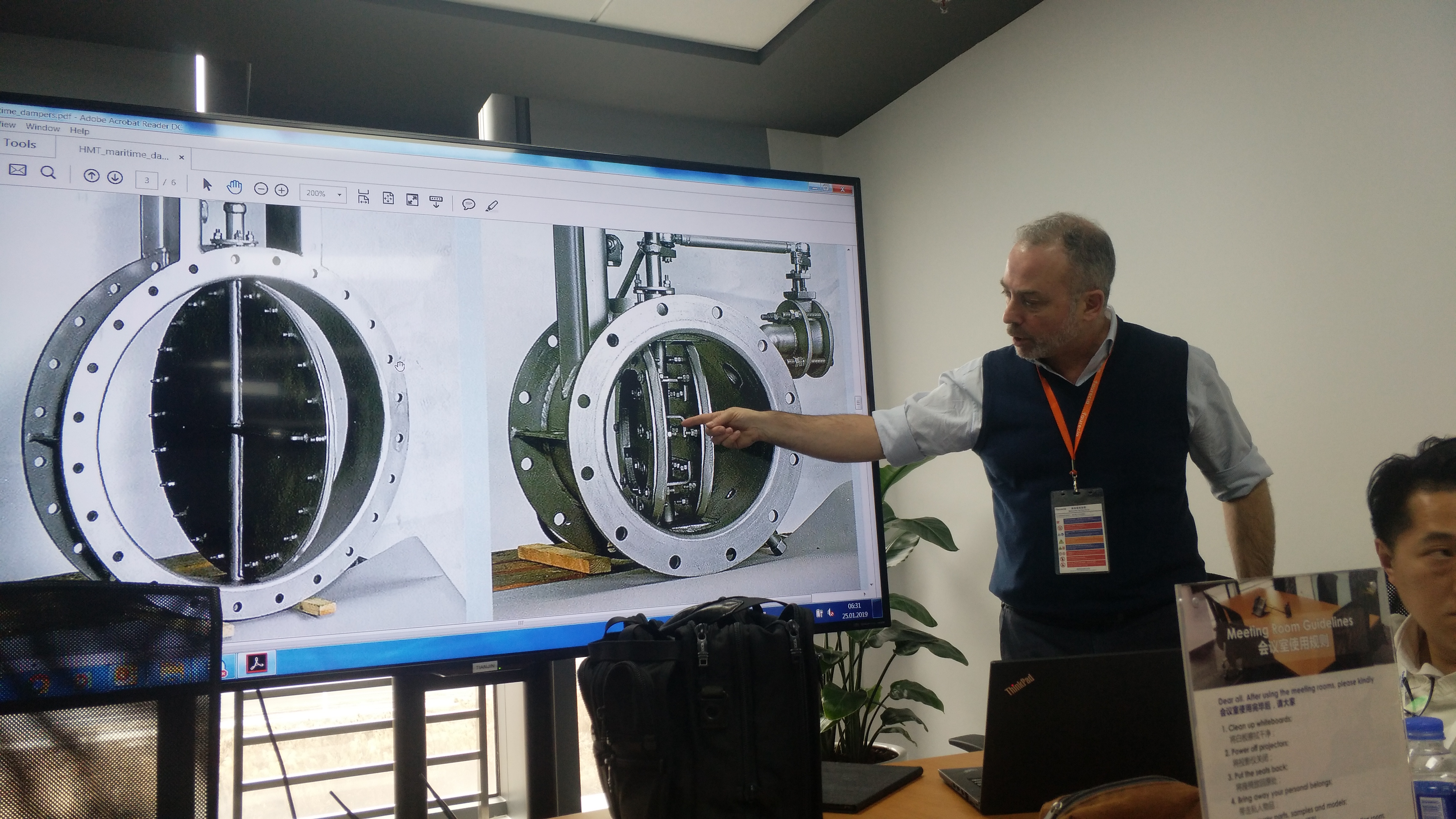 Вентиль высокотемпературного дымового газа пневматического типа серии FB-D-33