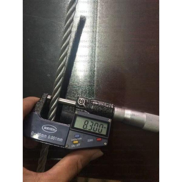 8.3mm Cordel de fio de ZLP630 Plataforma Suspensa Peças sobressalentes Tipo galvanizado a quente