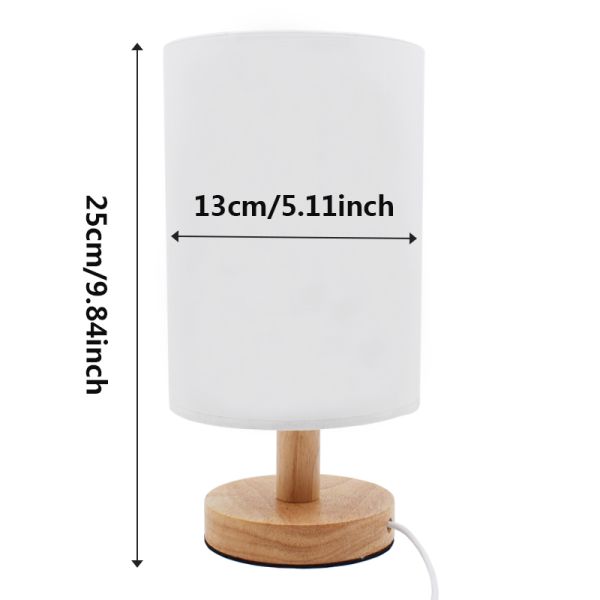 Personalized Wood Base Desktop Sublimation USB Night Lamp Light With Printable PET Film For DIY Printing