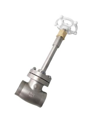 Válvula de parada de aço inoxidável da baixa temperatura DN40 CF8 304