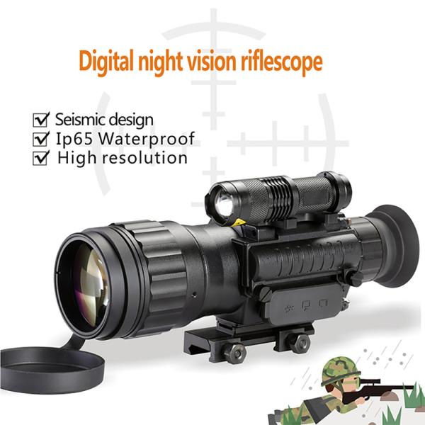 Digital Night Owl Vision Devices 3.7-11X Tactical Riflescope Infrared Monocular Scopes