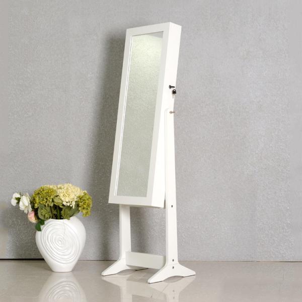 Paquete NC de KD que pinta el Armoire bloqueable de la joyería del espejo de Cheval