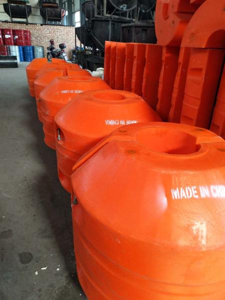 HDPE  floats ID 400*OD1100*L1100 on pipeline for river sand extraction
