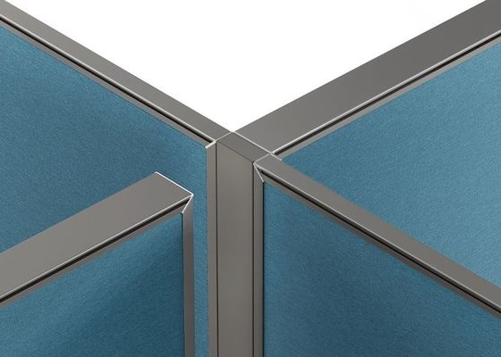 Verdure Office Panel System with 45-Degree Aesthetics, Modular Design for Task-Oriented Workspace