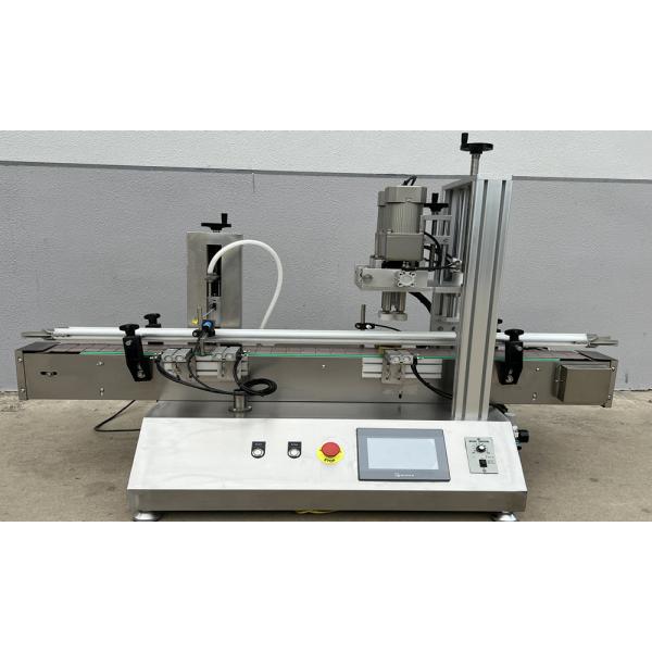 GMP  Tabletop Liquid Magnetic Pump Filling Capping Machine 10-5000ML