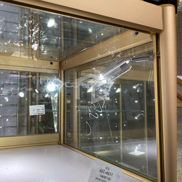 Рамка шкафа 1200*400mm витрины СИД T4 Lockable стеклянная алюминиевая