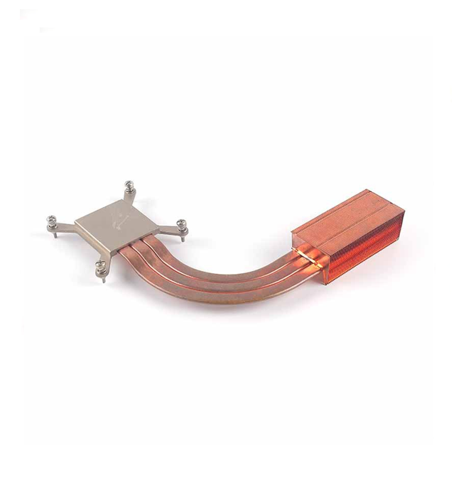 Full Copper Heat Pipe CPU Heatsink, Fanless Passive Cooling Module for All‑in‑One / Industrial Mini PC