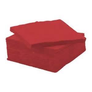 Red Color Coctail Napkin