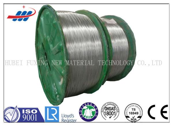 Zinc Coated Galvanized Steel Wire No Oil High Carbon Materials For Brading