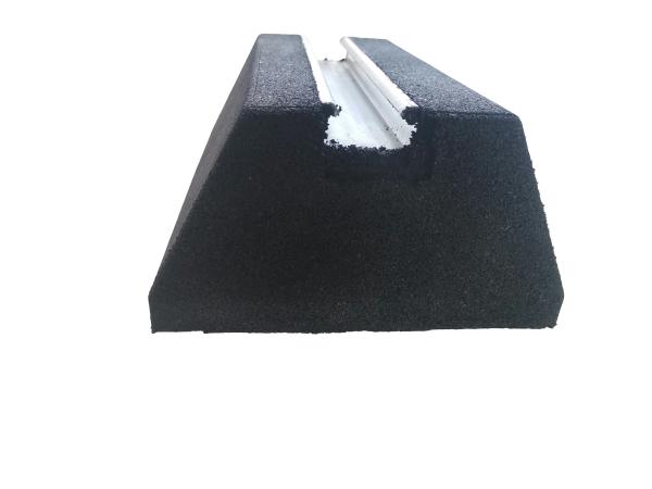 250mm Fix It Foot Black Air Conditioner Mounting Pad Anti Slip
