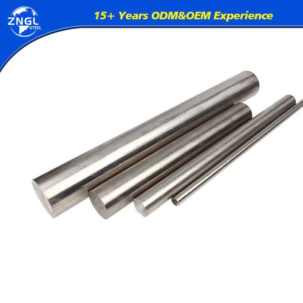 Hot Rolling Cold Drawn Ss 201 304 316 310S 309S 409 Round Stainless Boiler Precision Honed Seamless Steel Bar