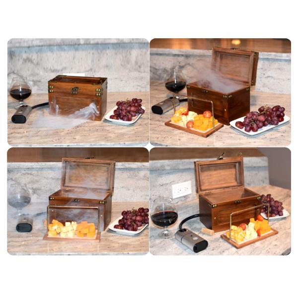 Decorations 8.7 Inch Wooden Food Containers Wooden Storage Box Kitchen