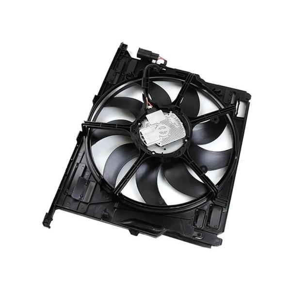 BMW 5 Series F18 2011-2019 600W Black Radiator Cooling Fan OE 17418642162 17418642161