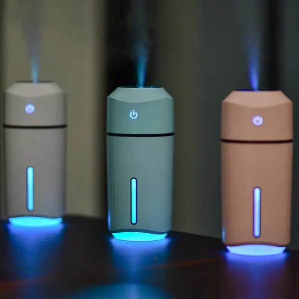Grátis 320ML Mini Humidificador de Ar Portátil Nebulizer de Neblina Frio Silicone Seal Design USB Umidificadores de Ar Ultrassônicos