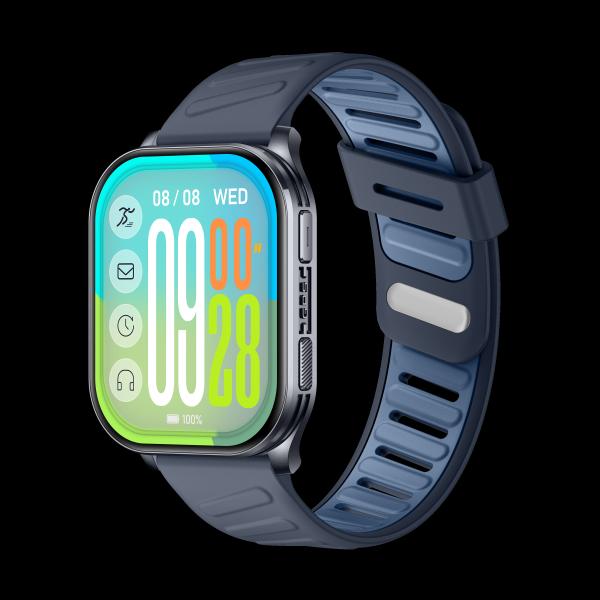 KW329 1.952 GPS Sports Smartwatch with LED Flashlight Offline Maps AI Assistant