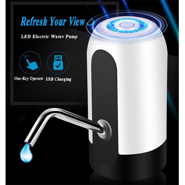 USB Charging Electric Water Dispenser Pump With Food Grade ABS Material