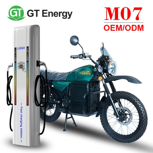 King of Africa 12000W Rated Power Electric Motorcycle with 72V 40Ah Lithium Iron Phosphate Battery and 85km Top Speed